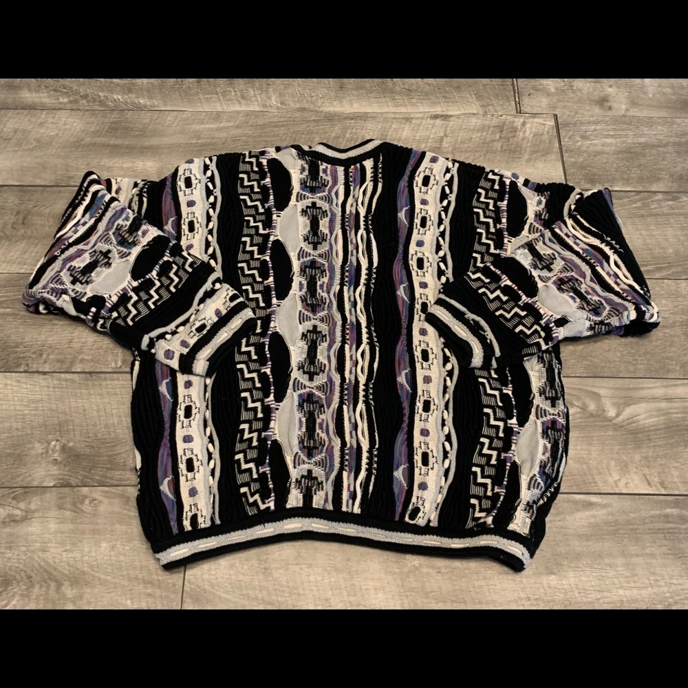 Chapman Vibrant Mercerized Hip Hop McGregor Biggie Sweater Vintage Size Small - Picture 8 of 9